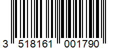 Barcode 3518161001790