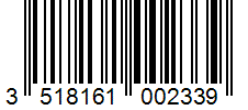 Barcode 3518161002339