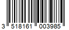 Barcode 3518161003985