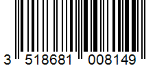 Barcode 3518681008149