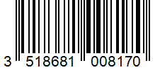 Barcode 3518681008170