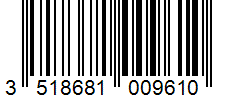 Barcode 3518681009610