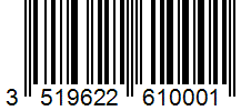 Barcode 3519622610001
