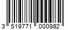 Barcode 3519771000982