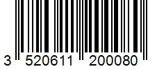 Barcode 3520611200080