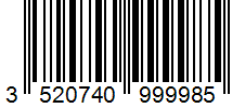 Barcode 3520740999985