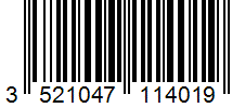 Barcode 3521047114019
