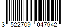 Barcode 3522709047942