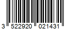 Barcode 3522920021431