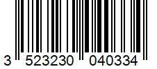Barcode 3523230040334