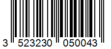 Barcode 3523230050043