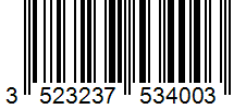 Barcode 3523237534003