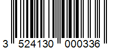 Barcode 3524130000336