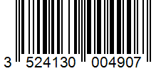 Barcode 3524130004907