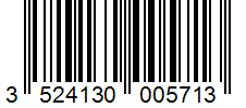 Barcode 3524130005713