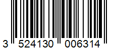 Barcode 3524130006314