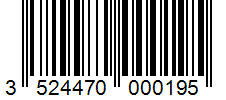 Barcode 3524470000195