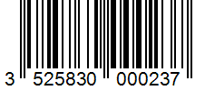Barcode 3525830000237
