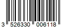 Barcode 3526330006118