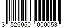 Barcode 3526950000053
