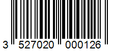Barcode 3527020000126