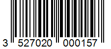 Barcode 3527020000157