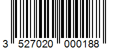 Barcode 3527020000188