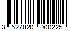 Barcode 3527020000225