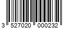 Barcode 3527020000232