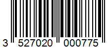 Barcode 3527020000775