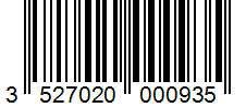 Barcode 3527020000935