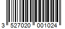 Barcode 3527020001024