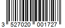 Barcode 3527020001727