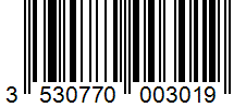 Barcode 3530770003019