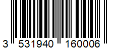 Barcode 3531940160006