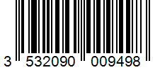 Barcode 3532090009498