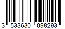 Barcode 3533630098293