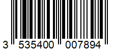 Barcode 3535400007894