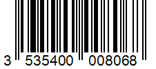 Barcode 3535400008068