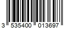 Barcode 3535400013697