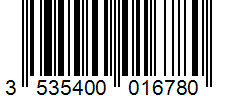 Barcode 3535400016780