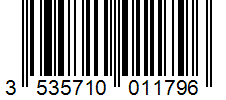 Barcode 3535710011796