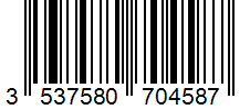 Barcode 3537580704587