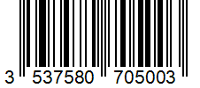 Barcode 3537580705003