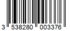 Barcode 3538280003376