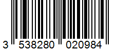 Barcode 3538280020984