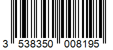 Barcode 3538350008195