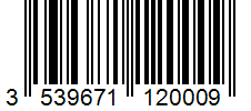 Barcode 3539671120009