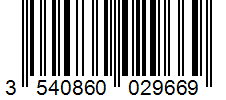 Barcode 3540860029669