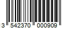 Barcode 3542370000909